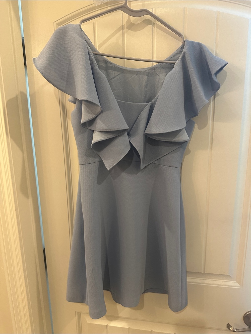BCBGeneration Light Blue Dress with Scoop Neck - Picture 3 of 3